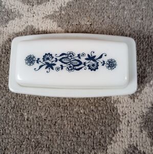 Pyrex butter dish